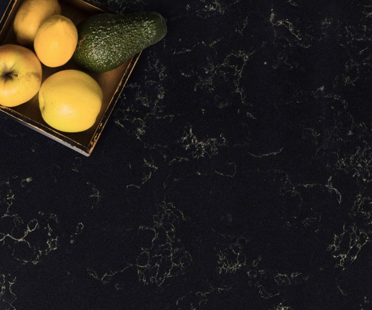 Carrara Noir stone slab — Unistone Premium range